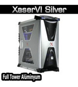 Thermaltake Xaser Vı Mesh 3 Fanlı Siyah Dikey FULL Tower Oyuncu Bilgisayar Kasası
