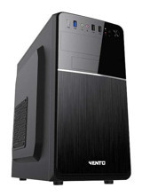 Vento Cıo Tml117 1 Fanlı Siyah Dikey Micro ATX Standart Bilgisayar Kasası