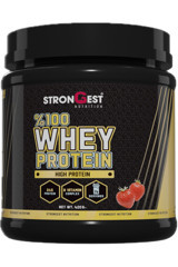 Strongest Nutrition Çilekli Whey Protein Protein Tozu 420 gr