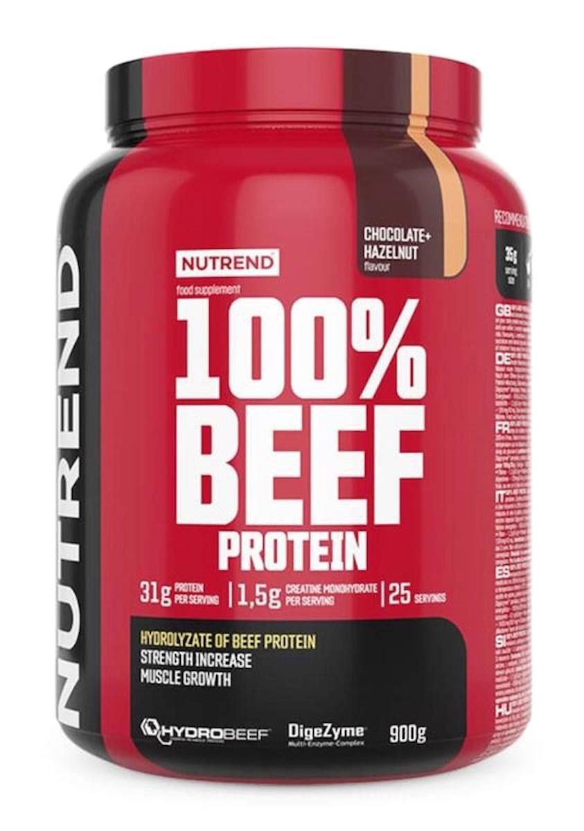Nutrend Beef Çikolatalı - Fındıklı Et Protein Protein Tozu 900 gr