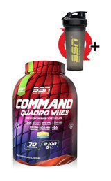 Ssn Sports Style Nutrition Command Quadro Çikolatalı Whey Protein Protein Tozu 2100 gr