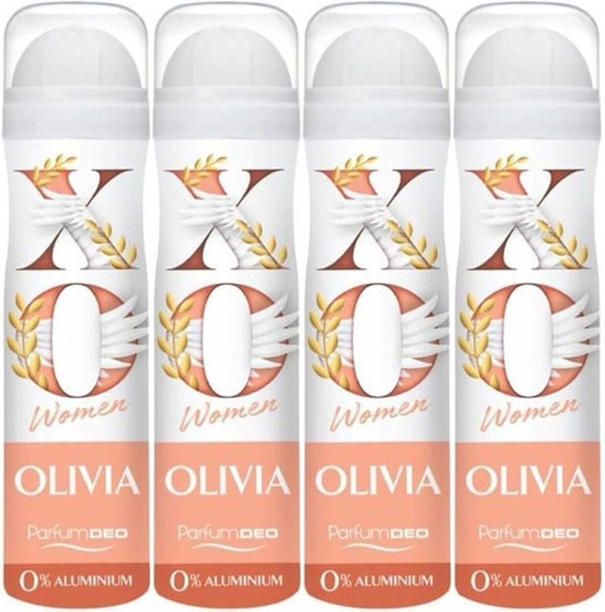 Xo Olivia Pudrasız Ter Önleyici Sprey Kadın Deodorant 4x150 ml