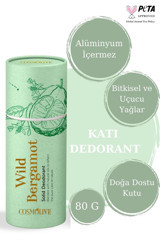 Cosmolive Bergamot Pudrasız Ter Önleyici Organik Roll-On Unisex Deodorant 80 ml