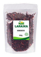 Laraska Organik Bamya Çiçeği-Hibiscus-Nar Çiçeği Dökme Bitki Çayı 100 gr