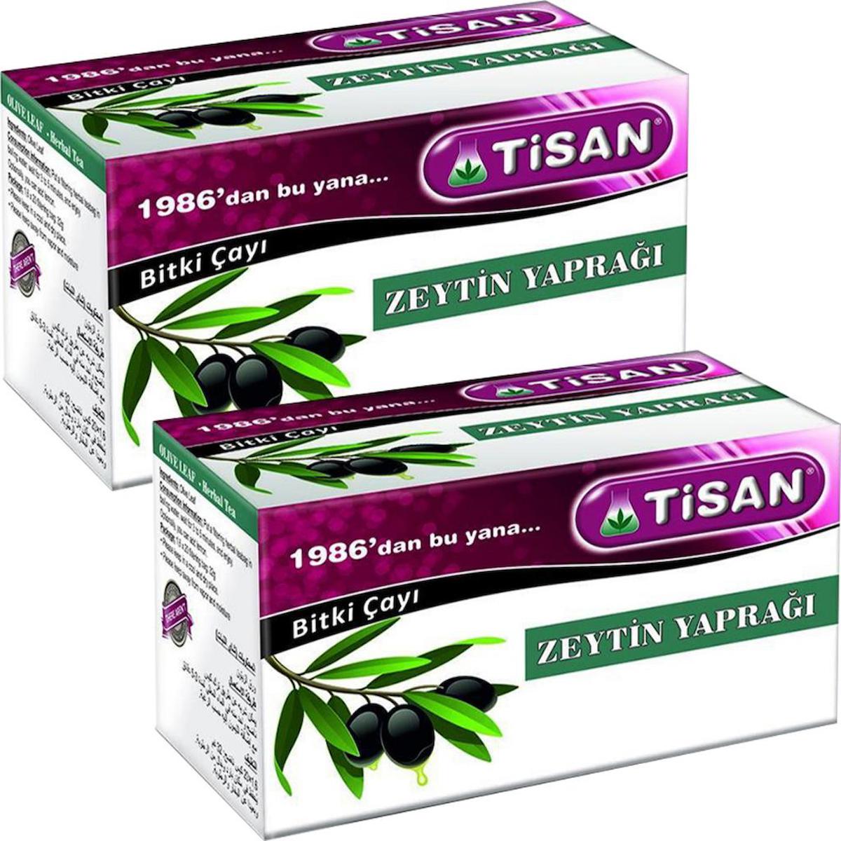 Tisan Zeytin Yaprağı Poşet Bitki Çayı 2x20 Adet