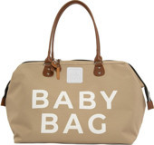 Bagmori Baby Bag Su Geçirmez Fermuarlı Paraşutsoft Bebek El Çantası Vizon