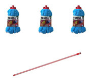 Temsan Tekli Set Kırmızı - Mavi