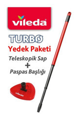 Vileda Turbo Tekli Yedek Kırmızı