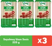 Pınar Soyulmuş Sosis Uzun Dana Sosis 3x225 gr