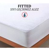 VentiSette Fıtted Pamuk-Polyester Sıvı Geçirmez 160x200 cm Çift Kişilik Alez
