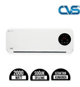 Cvs 2000 W Duvar Tipi Fanlı Isıtıcı Beyaz
