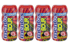 Mentos New Sour Gum Çilekli Sakız 4 Adet