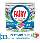 Fairy Plus Ultra Tablet Bulaşık Makinesi Deterjanı 33 Adet