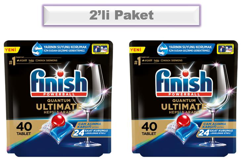 Finish Powerball Quantum Ultimate Tablet Bulaşık Makinesi Deterjanı 3x50 Adet