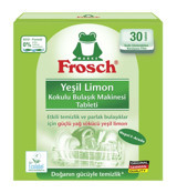 Frosch Hepsi Bir Arada Yeşil Limon Tablet Bulaşık Makinesi Deterjanı 30 Adet