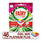 Fairy Platinum Plus Limon Tablet Bulaşık Makinesi Deterjanı 46 Adet