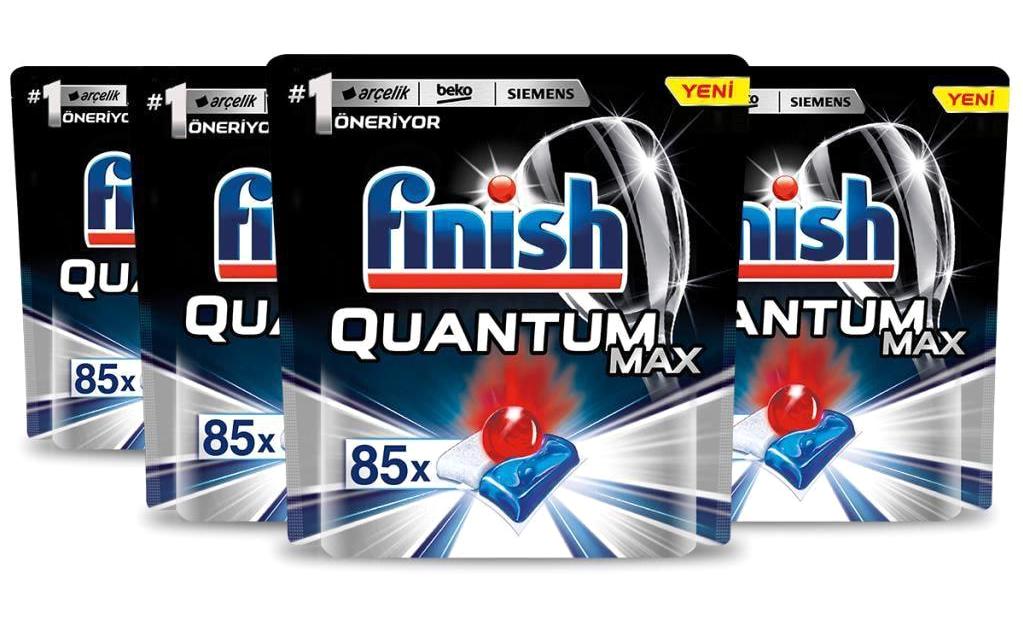 Finish Quantum Tablet Bulaşık Makinesi Deterjanı 4x85 Adet