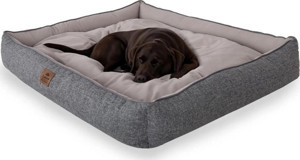 Lotus Furniture Pet Series Alba Yıkanabilir Büyük Irk İç Mekan Köpek Yatağı Kahverengi