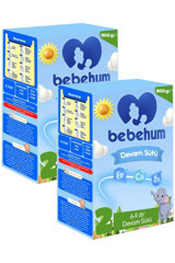 Bebehum Probiyotikli 2 Numara Devam Sütü 2x800 gr