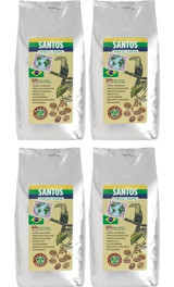 Kahve Dünyası Santos Sade Aromalı Santos Öğütülmüş Filtre Kahve 4x1 kg