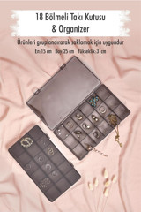 Ews Tek Katlı Takı Organizeri Gri