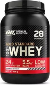 Optimum Gold Standard Kurabiyeli-Kremalı Whey Protein Protein Tozu 896 gr