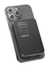 Momax Q.Mag X2 20000 mAh Hızlı Şarj Mıknatıslı USB Kablosuz Powerbank Siyah
