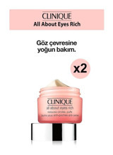 Clinique Aydınlatıcı Tüm Ciltler İçin Göz Çevresi Krem Kavanoz 2x15 ml