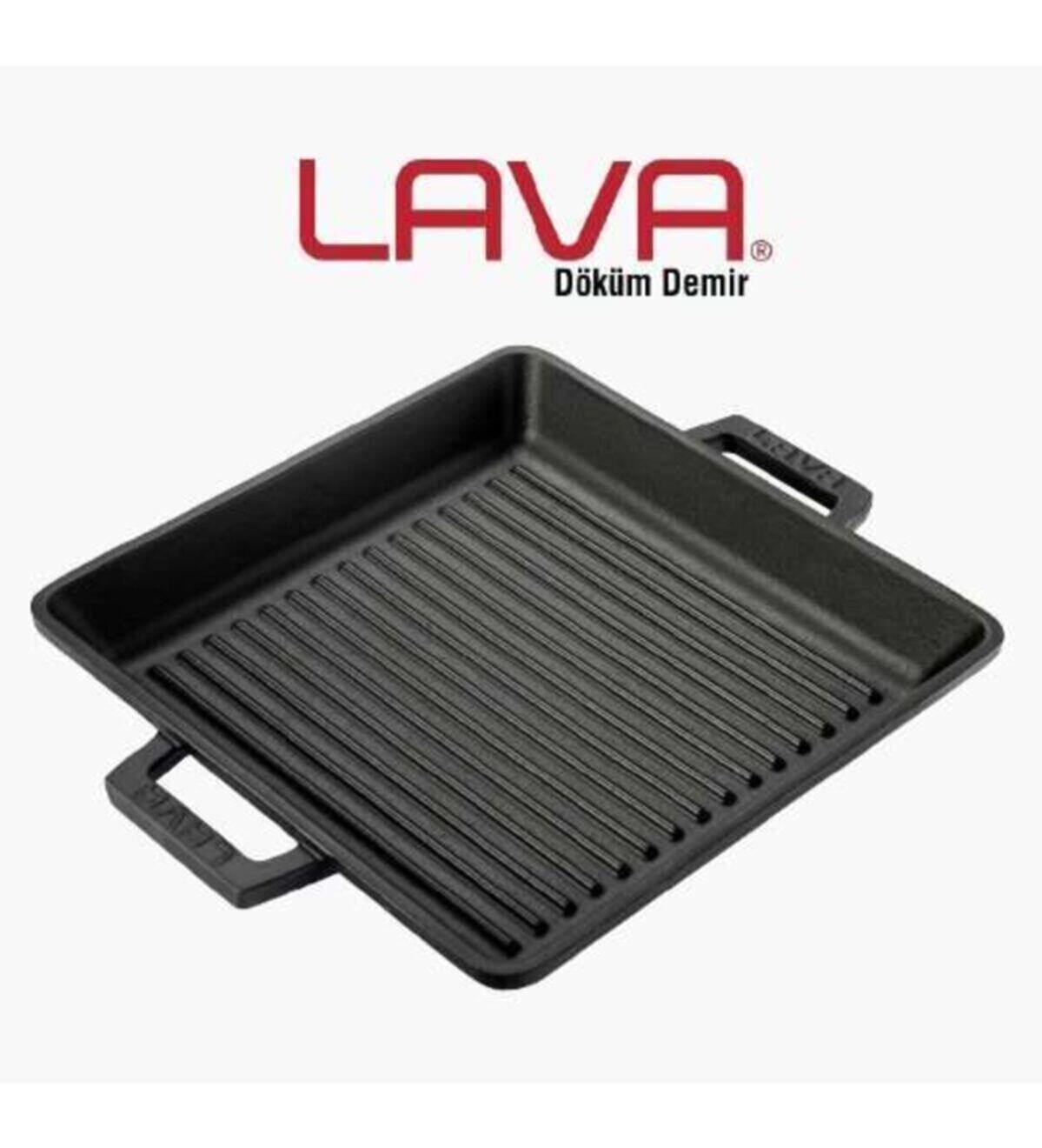 Lava İndüksiyon Döküm 26 cm Grill Tava