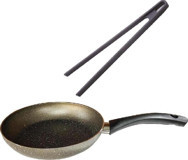 Mehtap İndüksiyon Granit 30 cm Izgara Tava