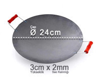 Vakia Döküm 25 cm Gözleme Tava