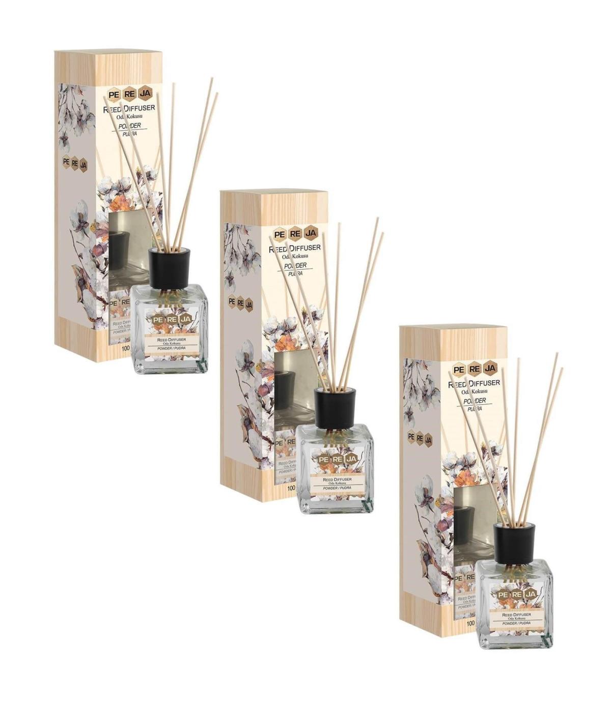 Pereja Çubuklu Pudra Çubuklu Oda Kokusu 3x100 ml