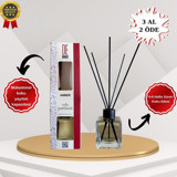 De Parfum Çubuklu Amber Çiçeği Oda Kokusu 120 ml