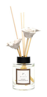 Missi Home Çiçek Taşlı Çubuklu Beyaz Sabun Oda Kokusu 100 ml