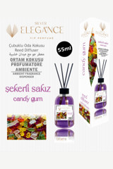Elegance Vip Perfume Çubuklu Şekerli Sakız Oda Kokusu 55 ml