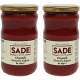 Sade Organik Domates Salçası 2x650 gr