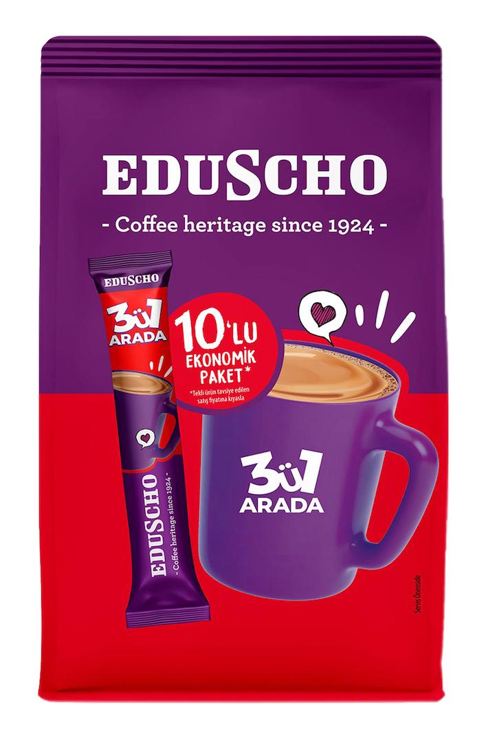 Tchibo 3'ü 1 Arada Paket Granül Kahve 10x17.5 gr