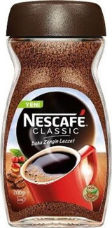 Nescafe Classic Kavanoz Granül Kahve 12x200 gr