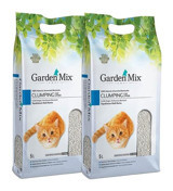 Gardenmix Parfümsüz Topaklanan Kalın Taneli Bentonit Kedi Kumu 2x5 lt