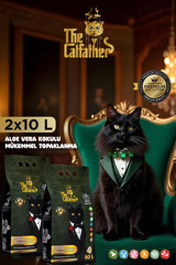 Pro Miyu Aloe Vera Kokulu Topaklanan İnce Taneli Bentonit Kedi Kumu 2x10 lt