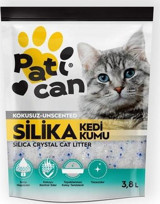Patican Kalın Taneli Silika Kedi Kumu 3.8 lt