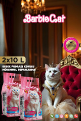 Pro Miyu Bebek Pudra Kokulu Topaklanan İnce Taneli Bentonit Kedi Kumu 2x10 lt