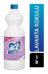 Ace Sıradışı Parlak Temizlik Lavanta Banyo - Mutfak İçin Sıvı Çamaşır Suyu 1 lt