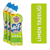 Ace Ultra Yoğun Limon Banyo - Tuvalet İçin Konsantre Jel Çamaşır Suyu 3x750 ml