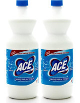 Ace Sıra Dışı Parlak Temizlik Banyo - Mutfak İçin Sıvı Çamaşır Suyu 2x1 lt