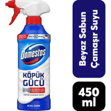Domestos Köpük Gücü Beyaz Sabun Banyo - Tuvalet İçin Köpük Çamaşır Suyu 450 ml