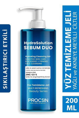 Procsin Hydrosolution Alkolsüz Akneli-Yağlı Ciltler Su Bazlı Yüz Temizleme Jeli 200 ml