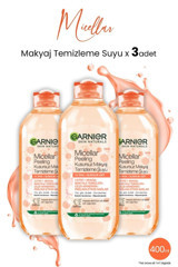 Garnier Micellar Kusursuz Alkolsüz Tüm Ciltler Su Bazlı Makyaj Temizleme Suyu 3x400 ml