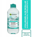 Garnier Micellar Hyaluronik Aloe Alkolsüz Tüm Ciltler Su Bazlı Yüz ve Makyaj Temizleyici Su 400 ml