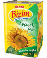 Bizim Mutfak Teneke Ayçiçek Yağı 18 lt